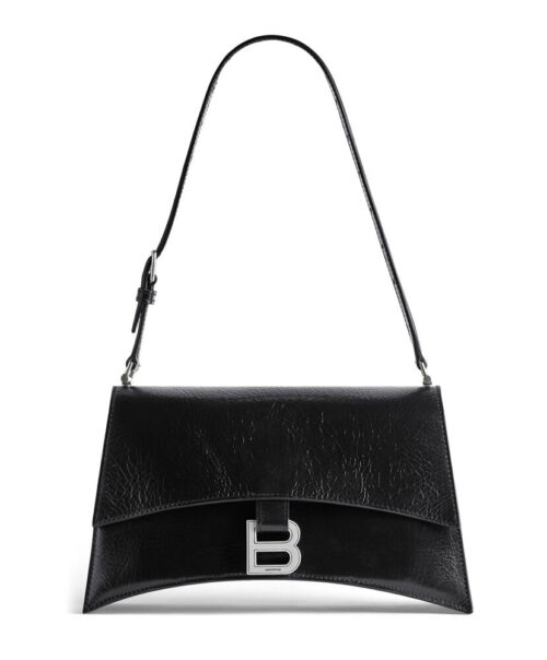 Balenciaga Crush Small Sling Bag Black